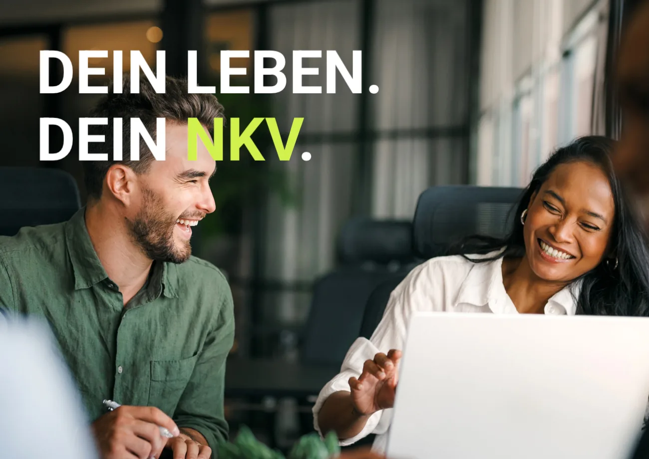 Header der NKV-Website: Dein Leben. Dein NKV.